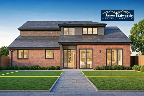 Home extension focusing on boundary line Emsworth