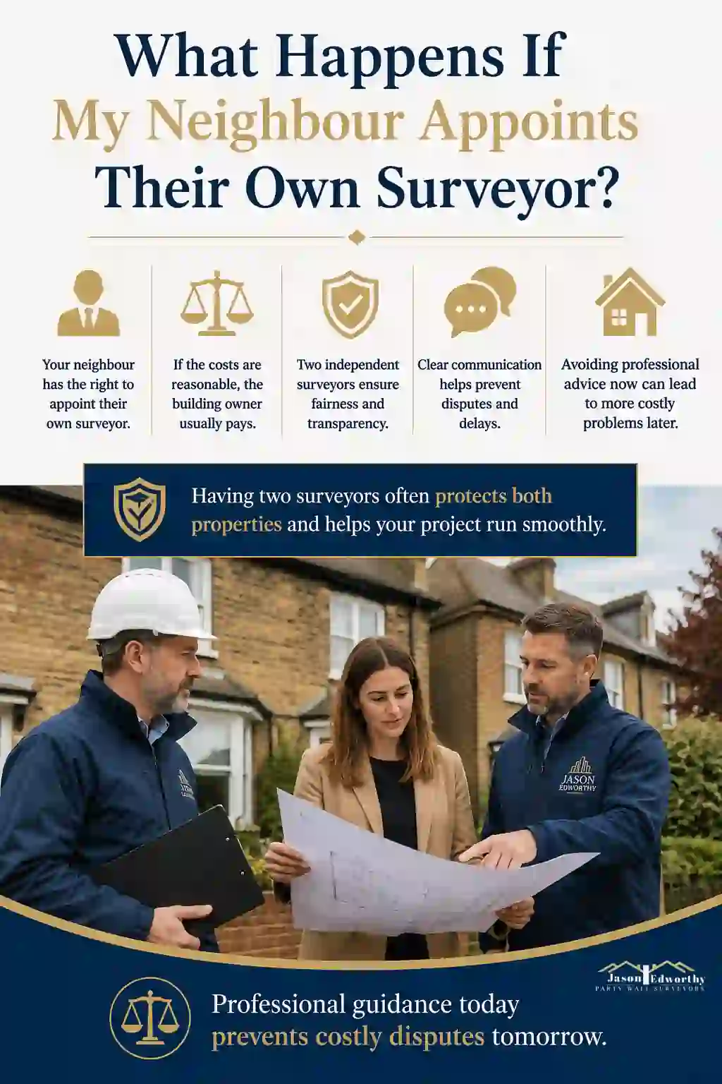 What Happens If My Neighbour Appoints Their Own Surveyor Emsworth?