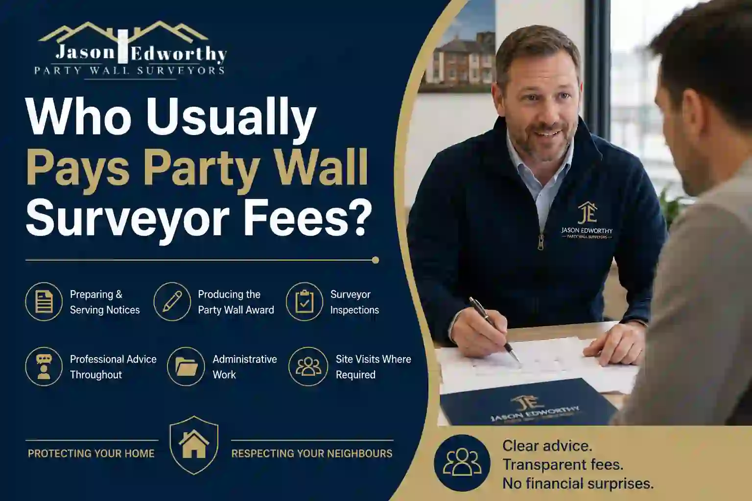 Who Usually Pays Party Wall Surveyor Fees Emsworth?
